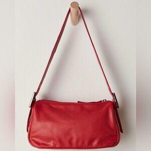 FREE PEOPLE Arm Candy Bag - Cherry Cola